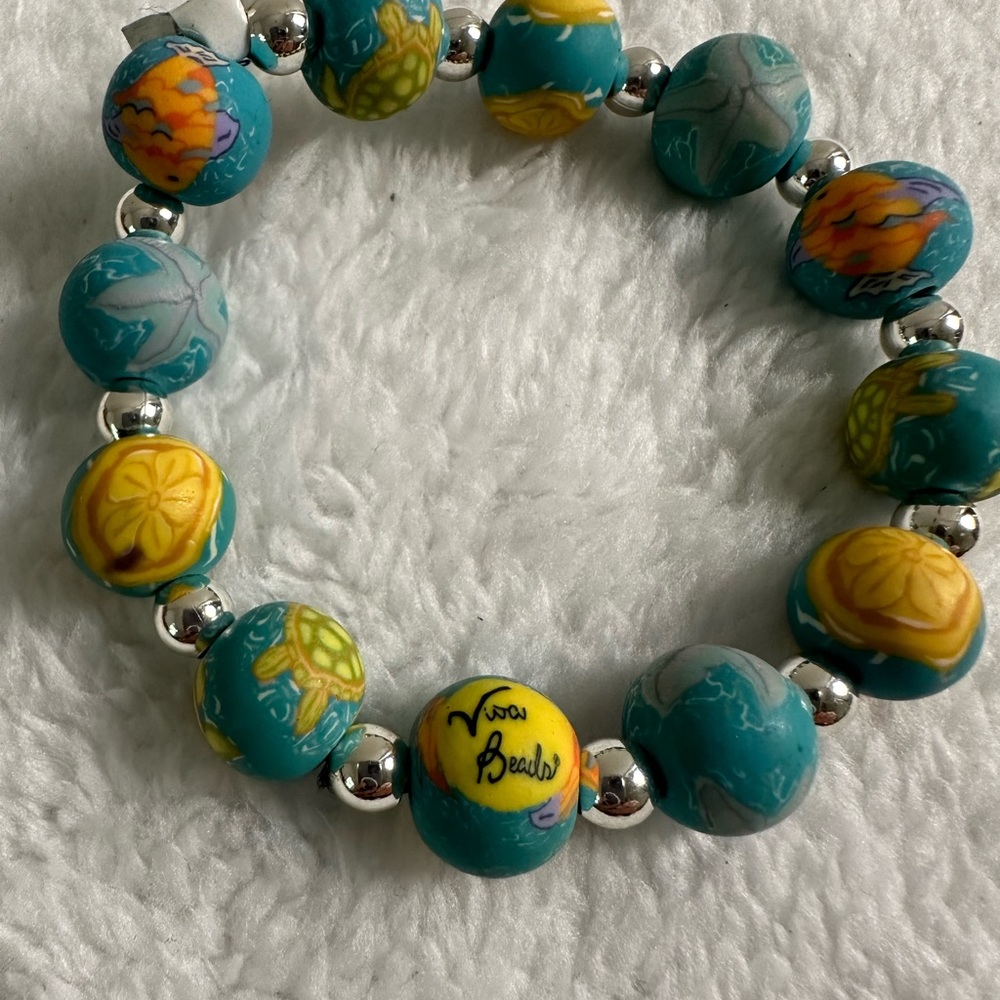 Viva Beads Beaded Sea Life Bracelet NwT - Picture 3 of 5